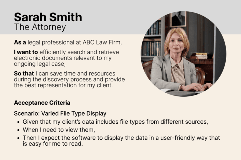 JDocs user persona
